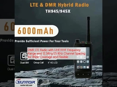 Radio DMR LTE avec plage de fréquences UHF/VHF et espacement de canaux de 12,5 KHz/25 KHz pour une large couverture et une flexibilité