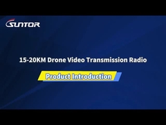 Présentation du produit radio de transmission vidéo par drone 15-20KM