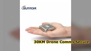 Radio maillée pour drone MD30Pro, 30 km, cryptée AES