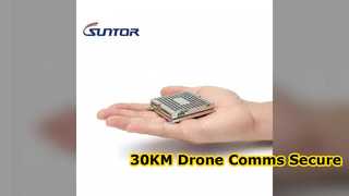 Radio maillée pour drone MD30Pro, 30 km, cryptée AES
