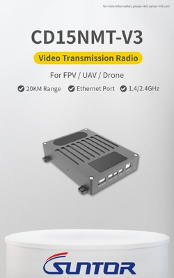 CD15NMT-V3 2.4GHz 15-20KM UAV Data Link VTX Léger pour le drone