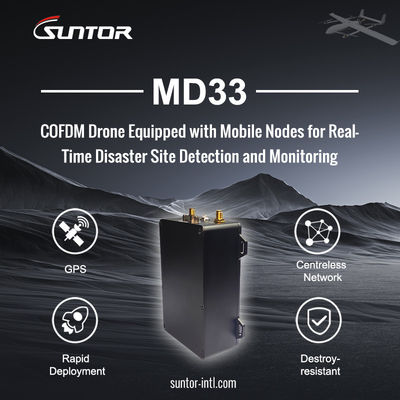 émetteur visuel de long terme de 30Mbps 2.4G 30km pour l'UAV